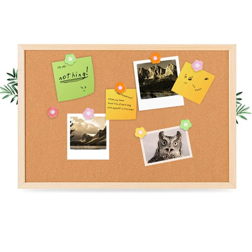 20/30/50 قطعة دبابيس دفع زهرة التطريز الإبداعي لتقوم بها بنفسك ثلاثية الأبعاد زهرة ملونة دبابيس ضغط قابلة لإعادة الاستخدام مع صندوق الإبهام علامات الحائط #3