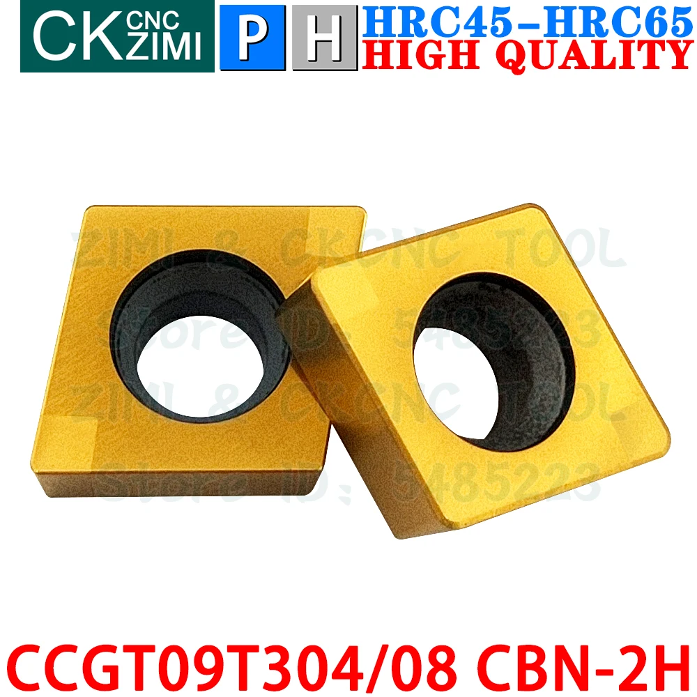CCGT09T304 CBN CCGT09T308 CBN 2H Boron Nitride Inserts Turning Inserts Tools CCGT CNC Metal Lathe Tools For High Hardness Steel