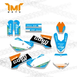 Motorcycle TEAM GRAPHICS & BACKGROUNDS DECALS STICKERS Kits for Ktm SX65 SX 65 65SX 2002-2005 2007 2008 Decoration