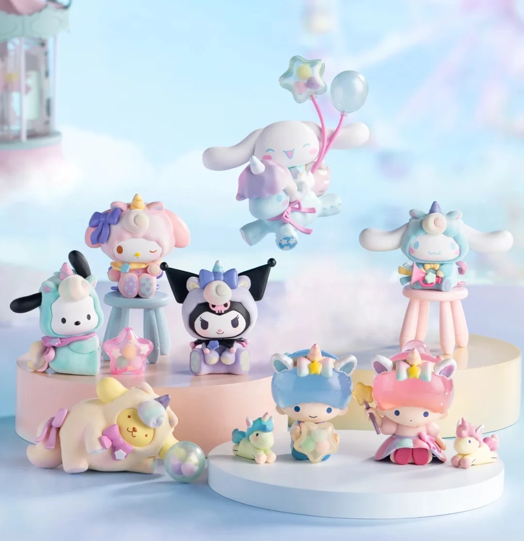 

Paradise Series Blind Box Melody Cinnamoroll Pochacco Trendy Toy Desktop Ornament Mystery Box Anime Peripherals Birthday Gift