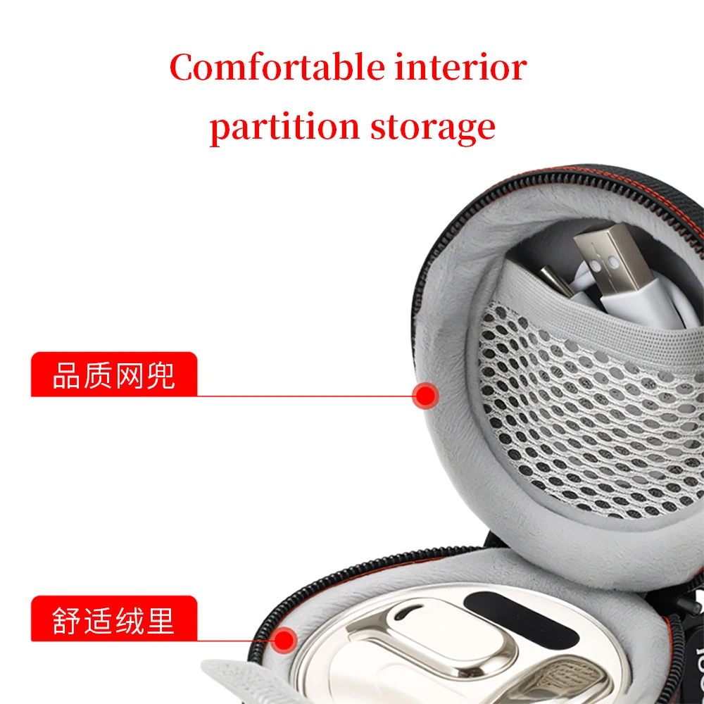 for Burmester 2024 NEW Bone Conduction Earbuds Storage Bag M76 TWS Hard EVA Box Ture Wireless Earbuds Travel Carrying Case