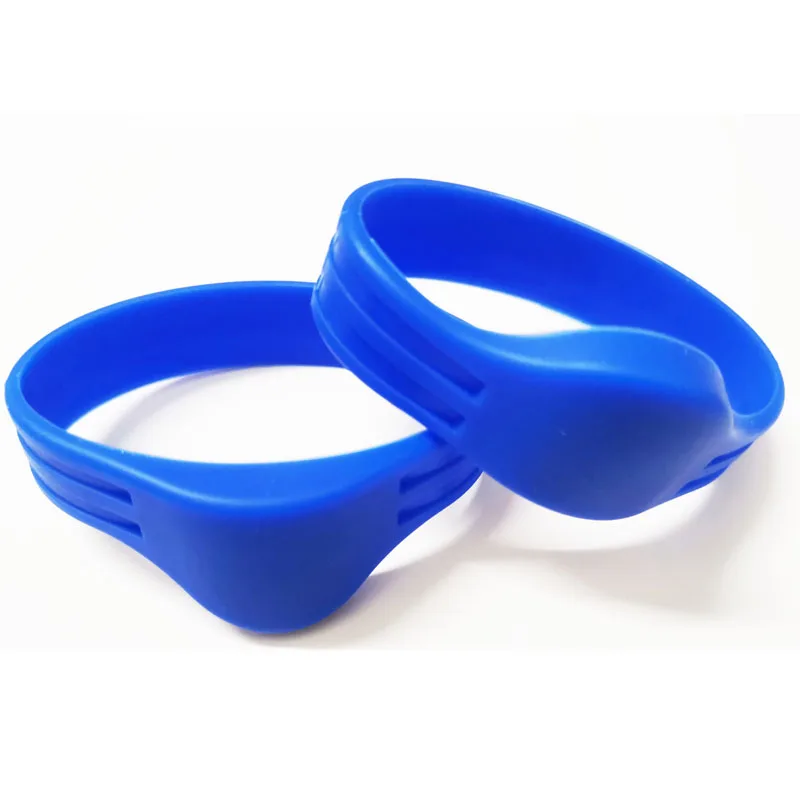 

100Pcs Waterproof 125KHz RFID Silicone Wristband Bracelet with TK4100 Durable Rubber Wristbands Tag for Events Access Control