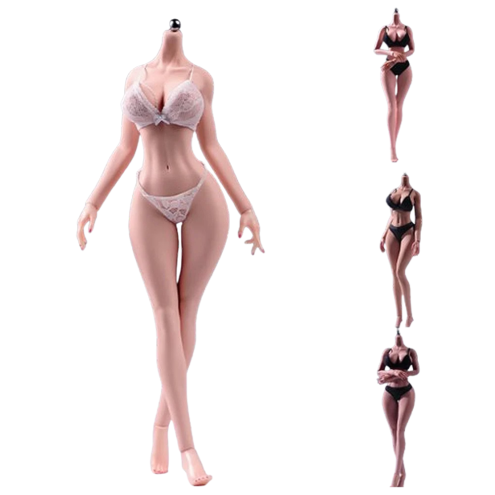 

YM501 BJD 1/6 Female Large Bust Flexible Slim waist plump hips Body F 12" Figure