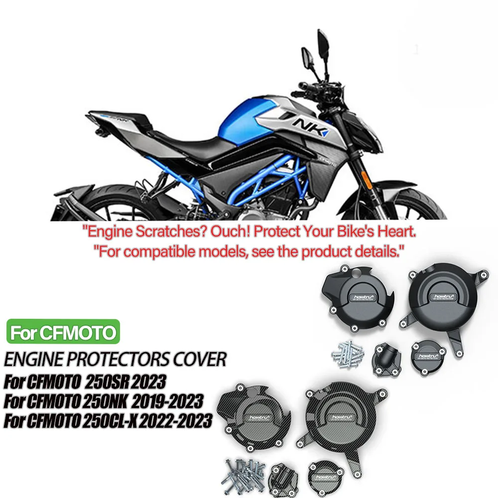 For CFMOTO 250NK 2019-2023 / 250CL-X 2022-2023 / 250SR 2023 Engine Protective Cover