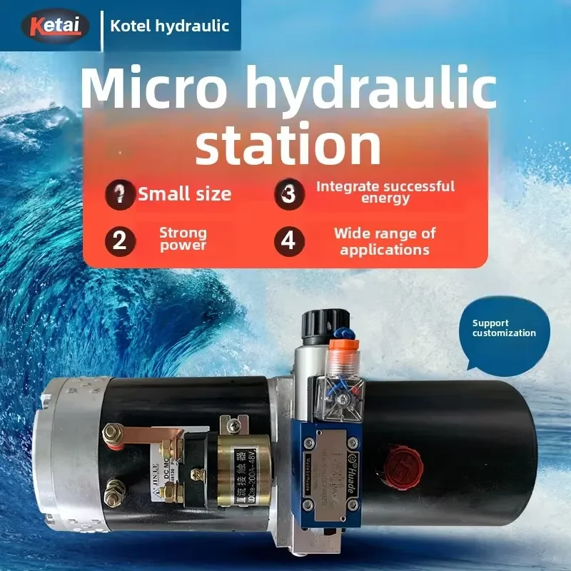 Mini Hydraulic Power Unit 12/24/380V Dock Leveler Lifting Electric Driven Assembly with Modified System Packaged in Cartons