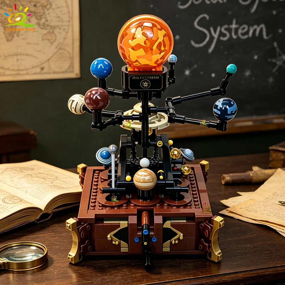 HUIQIBAO MOC Modèle de planète - Solar System Orrery avis et prix