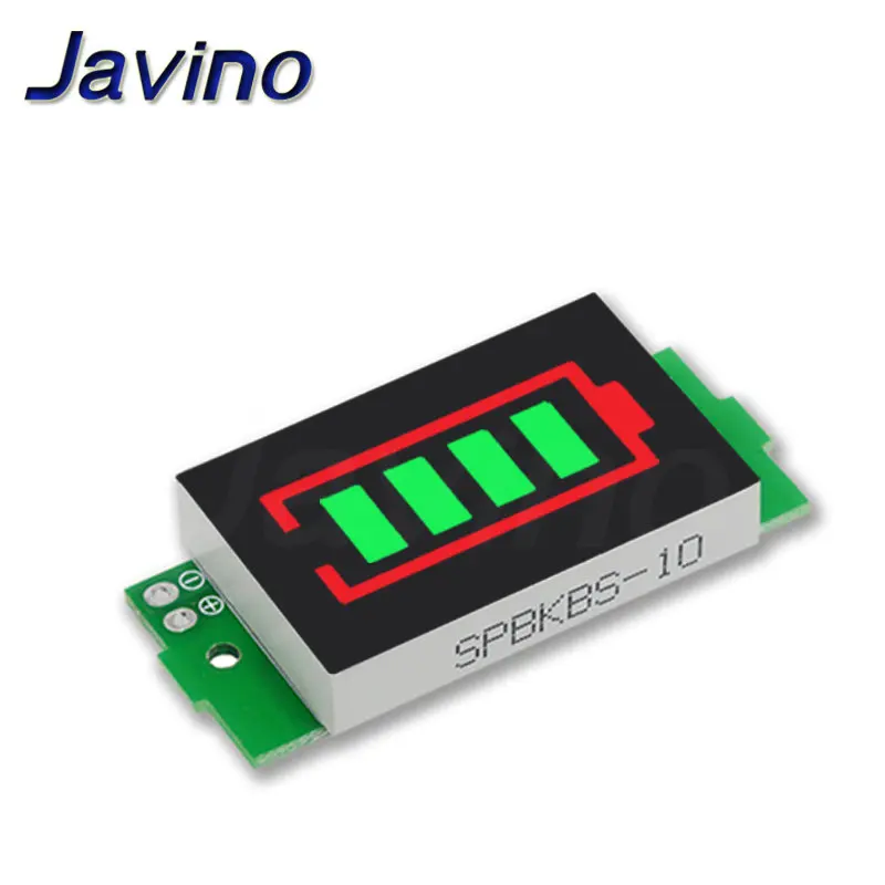 1/10/20 sztuk 1-8S pojedynczy moduł wskaźnika pojemności baterii litowej 3.7V 4.2V wyświetlacz Tester mocy akumulatora pojazdu elektrycznego Li-ion — zdjęcie 7