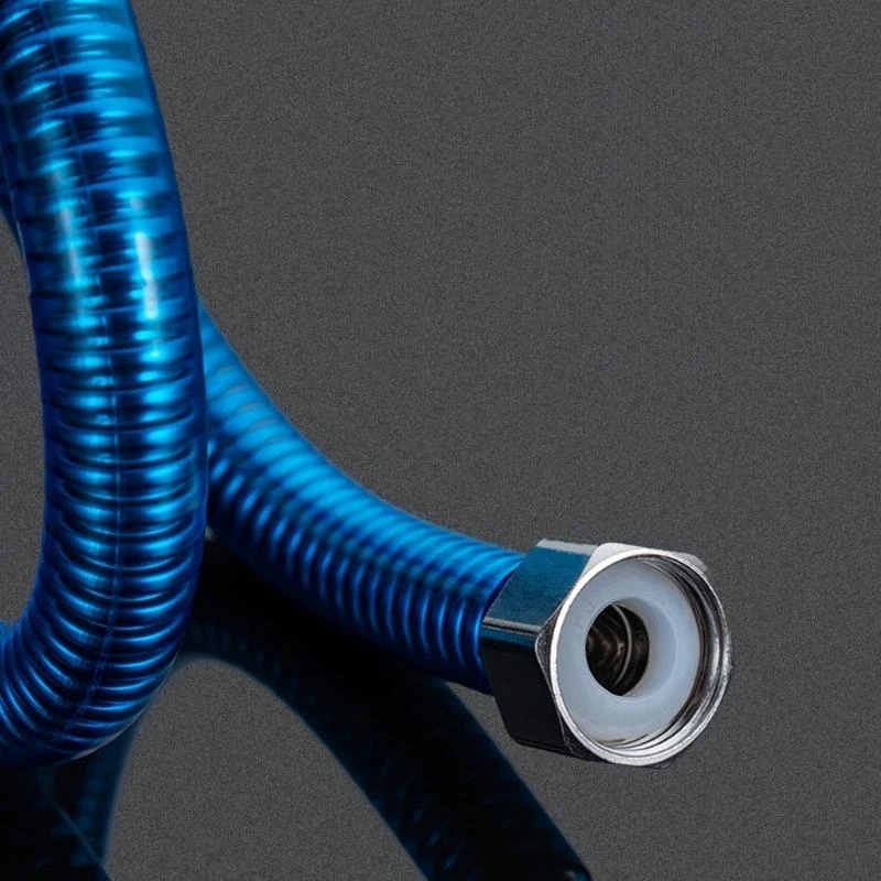 

2pcs Corrugated Water Heater Connector Stainless Steel Water Inlet Hose for Hot and Cold Use High Pressure Water Pipe