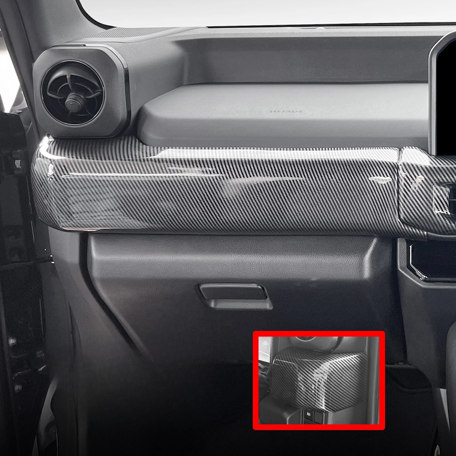 

For Land Cruiser FJ 2026 RHD Center Console Instrument Panel Trim Cover ABS Anti-scratch Protector Interior Trim Accessories
