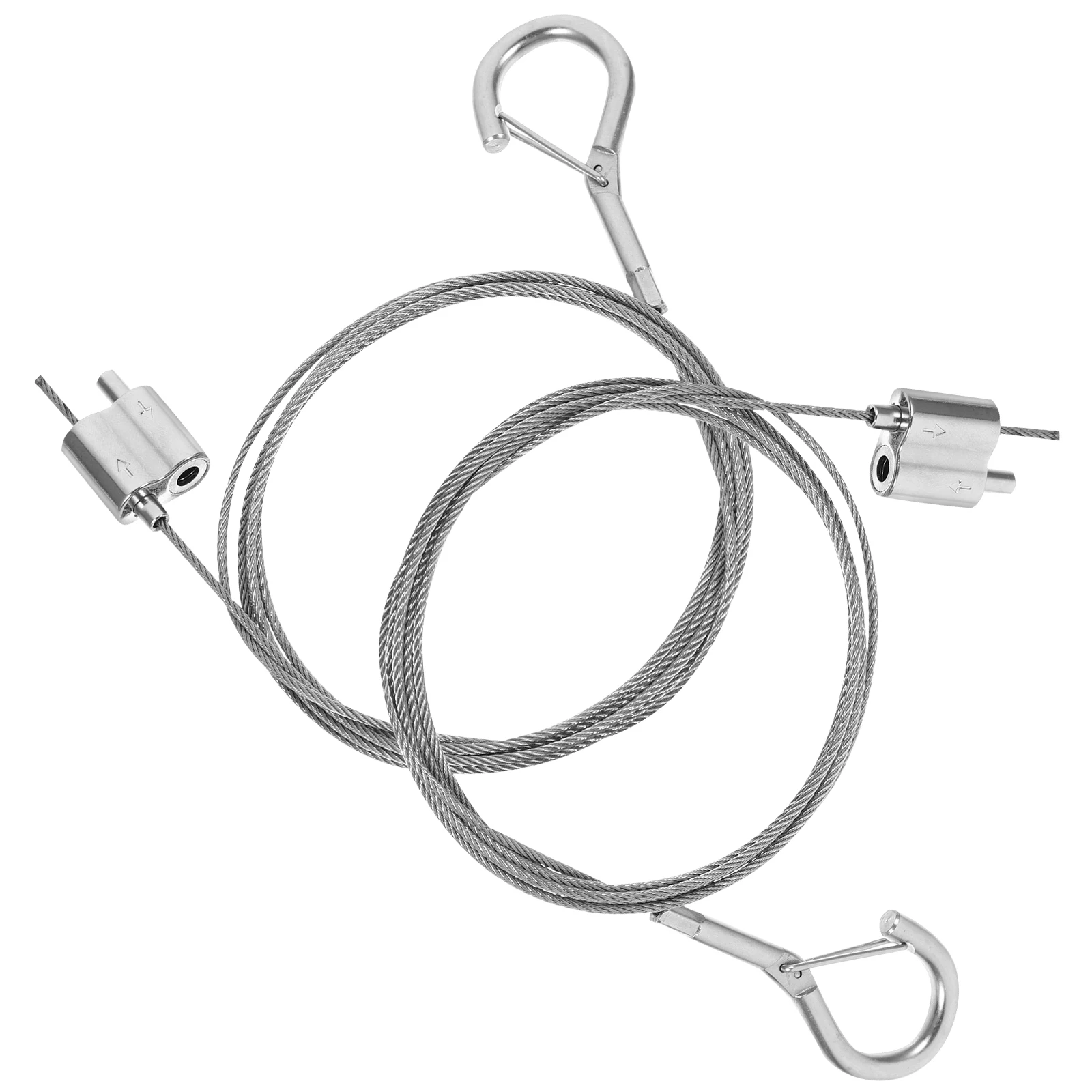 

2pcs Picture Frame Wire Stainless Steel Hangers Durable Wall Hooks Versatile Hanging System For Photos Boards Display Lighting