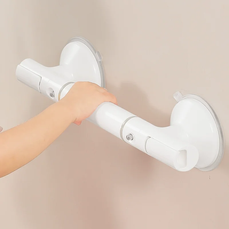 Safety Helping Handle Anti Slip Support Toilet Bathroom Safe Grab Bar Vacuum Sucker Handrail Household Suction Cup Bath Rail 1PC