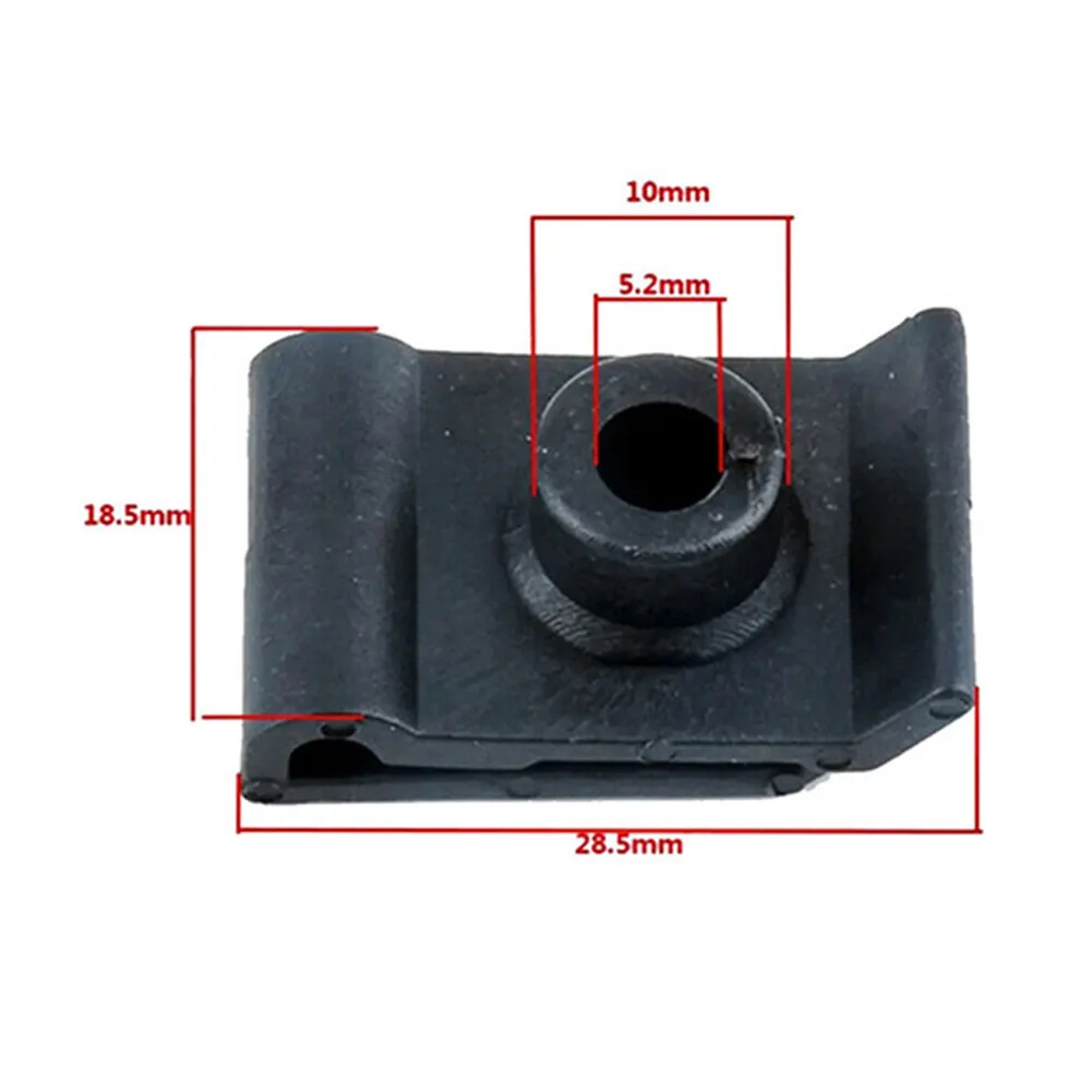 20Pcs Nylon U Nut Front Liner Clip Mounting Grommet For Toyota 5387922010 Liner Car Clips Nuts Accessories