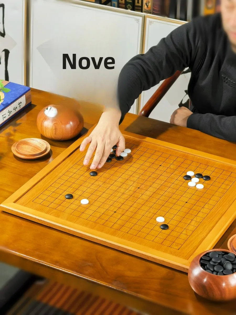 jeu-d'echecs-de-competition-haut-de-gamme-en-bois-veritable-avec-plateau-borde-jeu-cinq-en-une-pour-enfants-debutants-pour-les-fans-et-les-apprenants