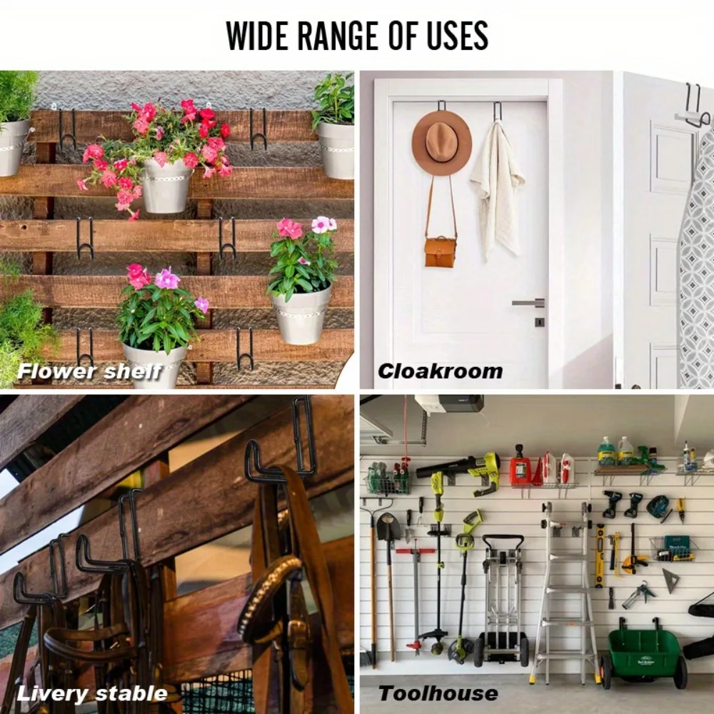 Stable Wall Hooks Stable Storage Hooks Carriage Trailer Accessory Secure Suspension Door Rear Sorting Hooks Courtyard Fixed Hook