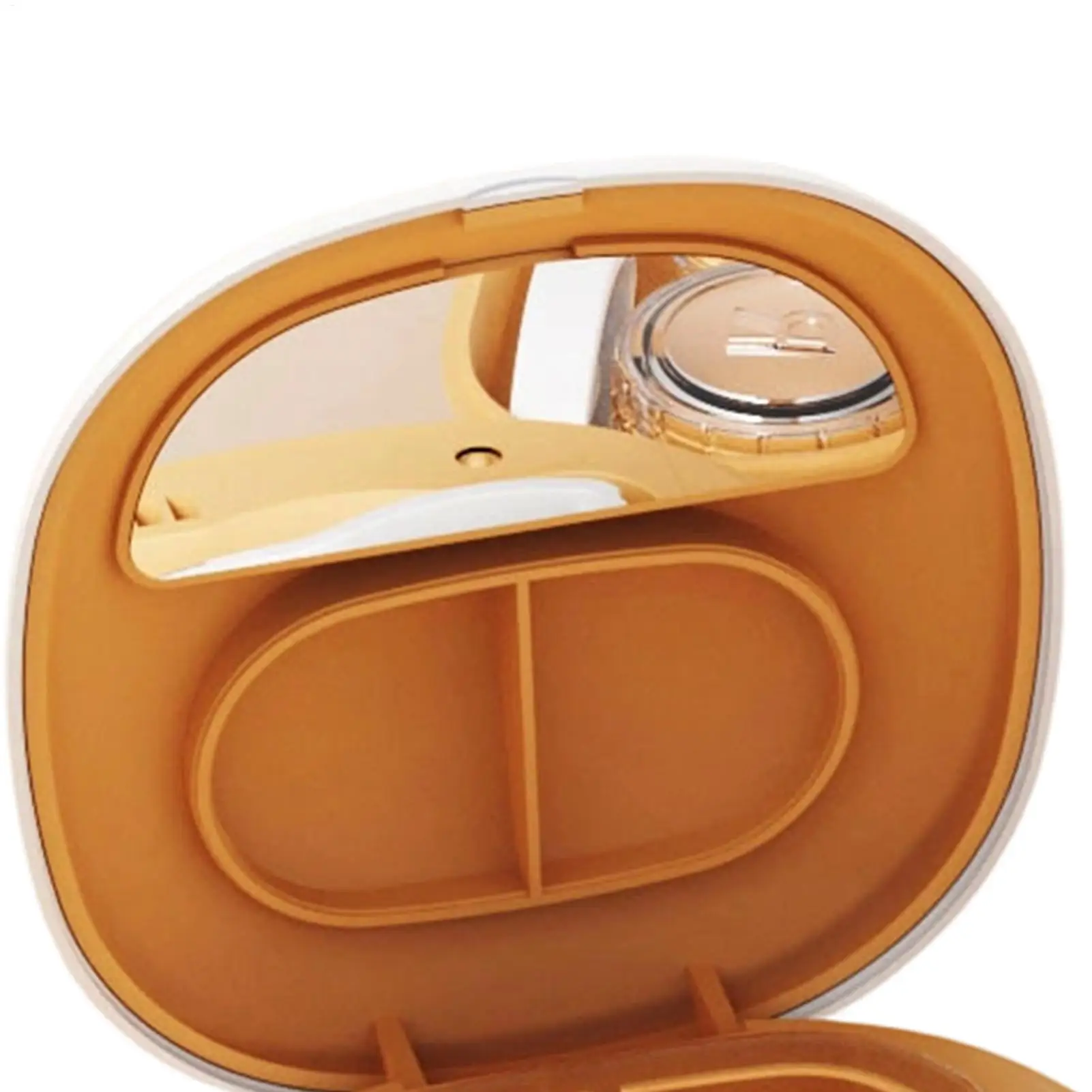 Ultrasonic Contact Lens Cleaner Portable Rechargeable Cleaning Tool With Mirror Contact Lenses Cleaner Machine For Daily Eye