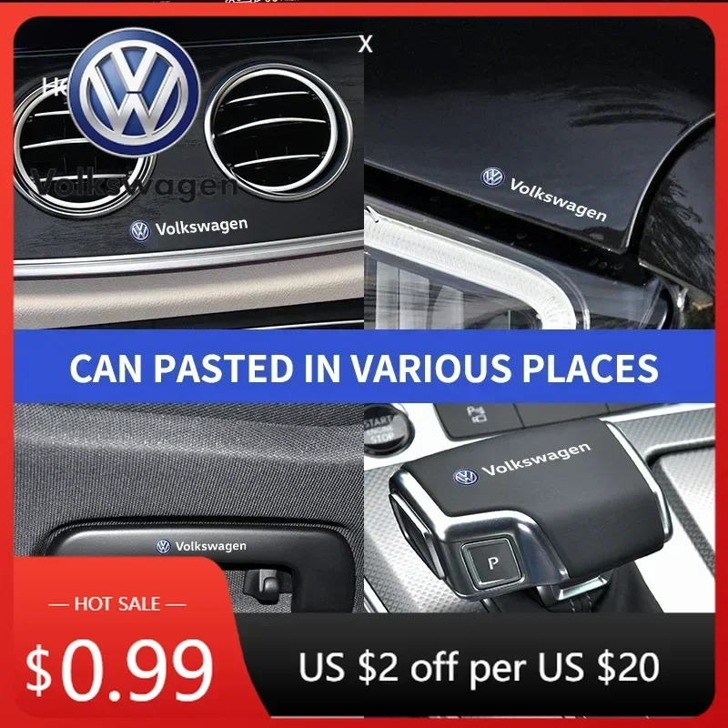 

Для VOLKSWAGEN VW GTI B6: Металлические эмблемы и наклейки с логотипом Volkswagen, декоративные наклейки, аксессуары для Volkswagen CC R-Line