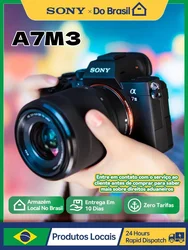 【 Do Brasil 】Sony A7 III Full Frame Mirrorless Compact Digital Camera Professional Photographer Photography 4K Video A7III A7M3