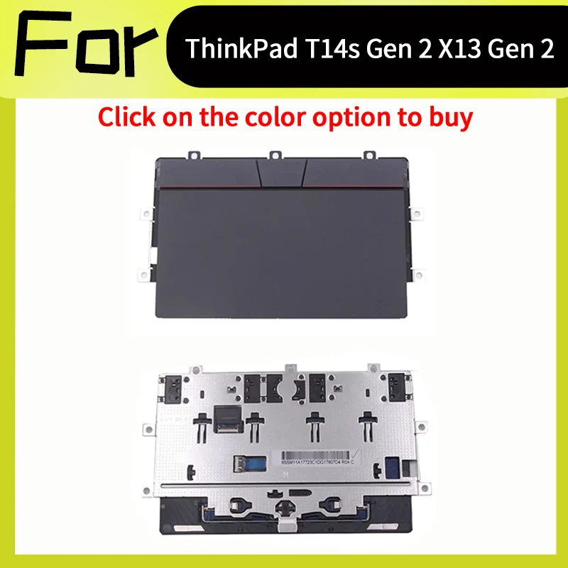 

Black New 5M11B95843 5M11B95844 5M11B95845 For ThinkPad T14s Gen 2 X13 Gen 2 Touchpad Clickpad Trackpad CS21