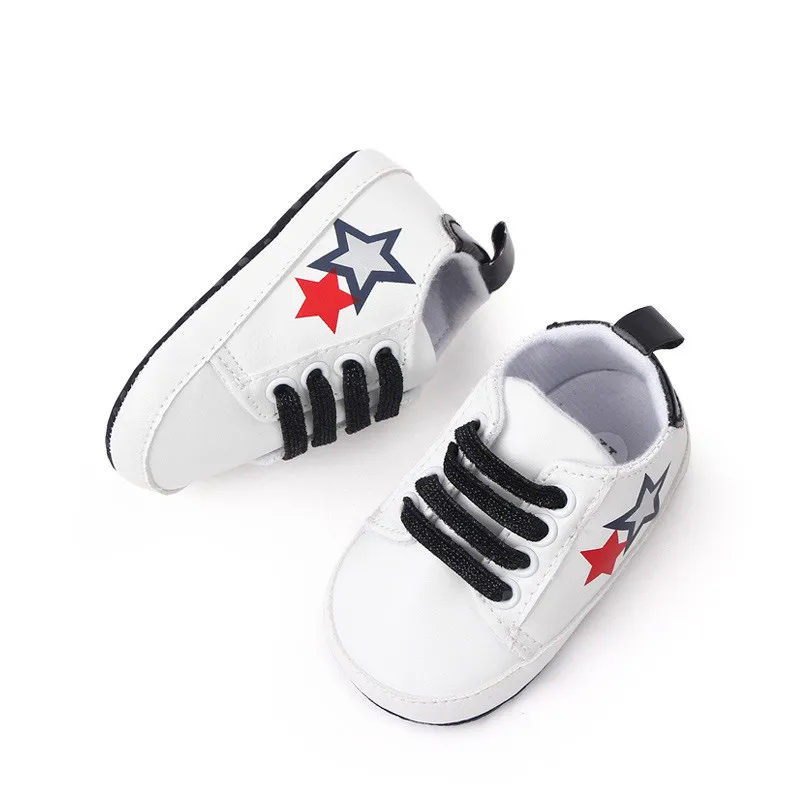 2022 New Baby Shoes Sneakers Infant Toddler Casual PU First Walkers Soft Sole Antislip Newborn Boys Girls Sport Shoes