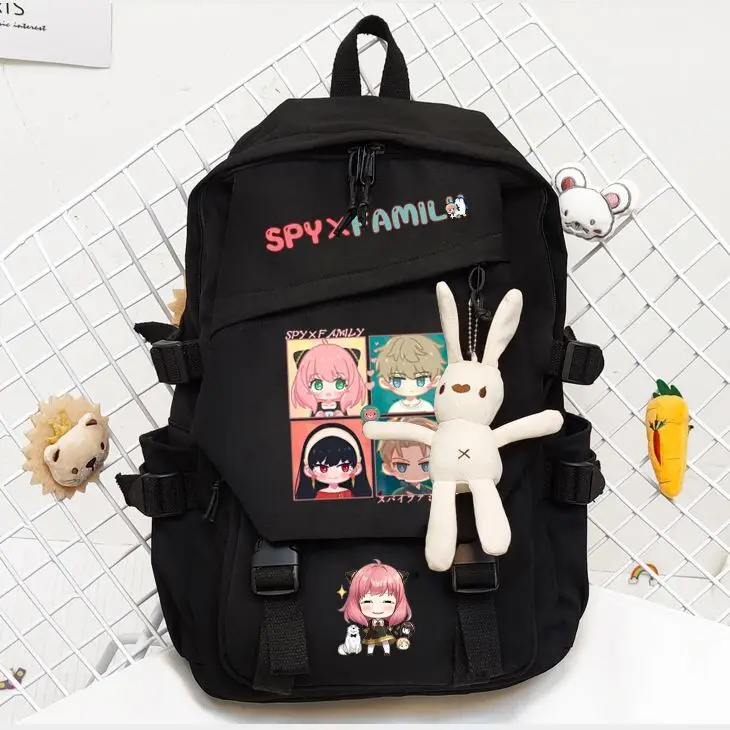 Spy X Family Wine Aniya Anime Two-Dimensional Merchandise School Backpack Double Shoulder Bag Anime