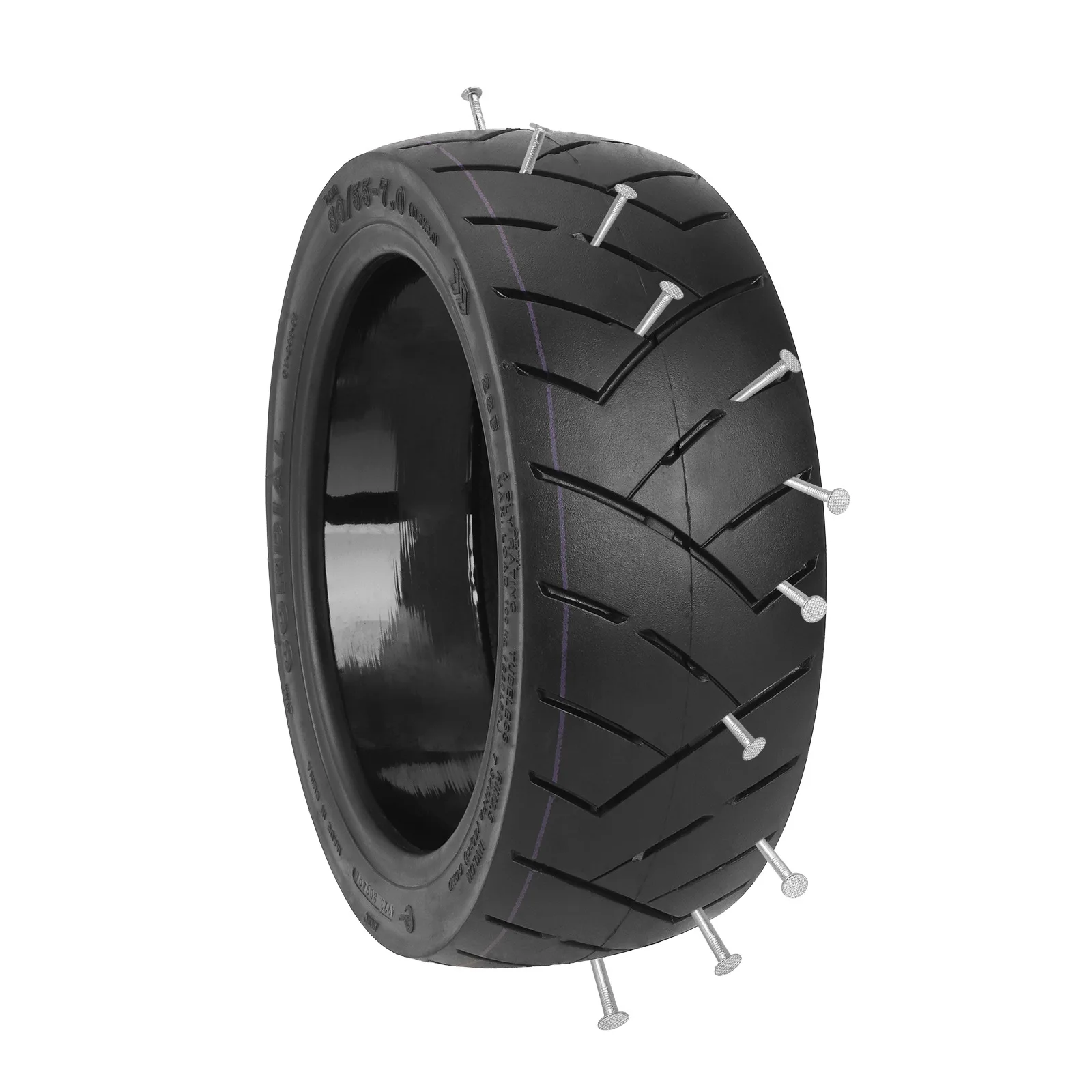 

80/55-7.0(10.5*3.0) Self-repairing Road Vacuum Tire Thickened Tyre For Segway P65D Electric Scooter Explosion-proof Parts