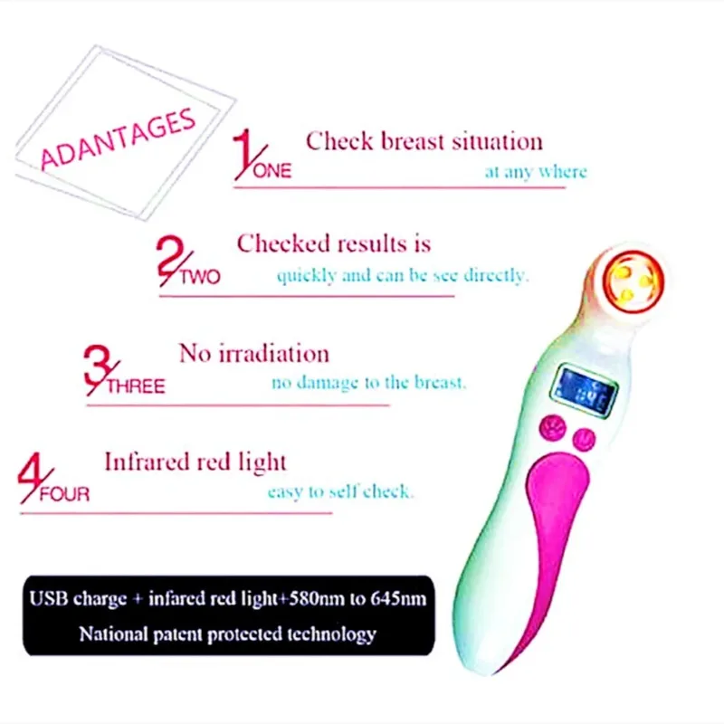 Woman Breast Self-examination Device Breast Hyperplasia Lump Analyzer Women Self-Check Healthcare Product Home Use