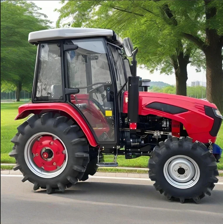 Agricultural Tractor 50 Hp 4WD with Cab and Tractor Disc Plow