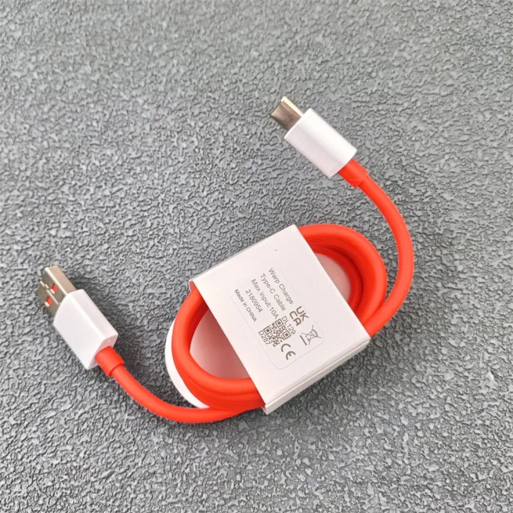 65W Fast Warp Charger For Oneplus 1+ 9 Pro 9R 8T 8 7T Pro 10R Nord 2 2T 3 CE2 N10 N100 N30 N20 EU Wall Adapter USB Type C Cable - náhled 5