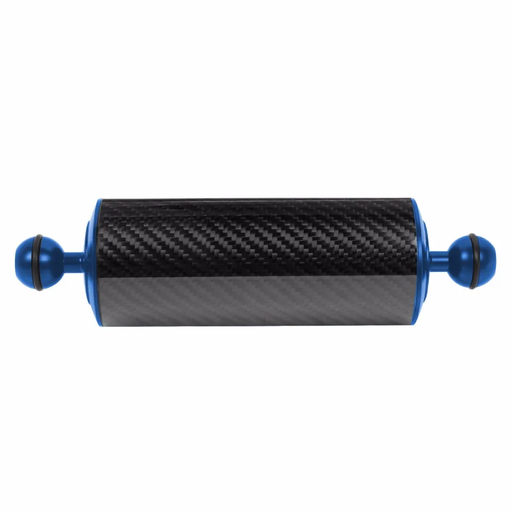 Dd60mm d80mm Unterwasser Kohle faser Float Auftriebs arm Dual 1 Zoll Kugelkopf Kamera Tauch schale 5/8/10/12 Zoll für DSLR-Halterung – Detail 15