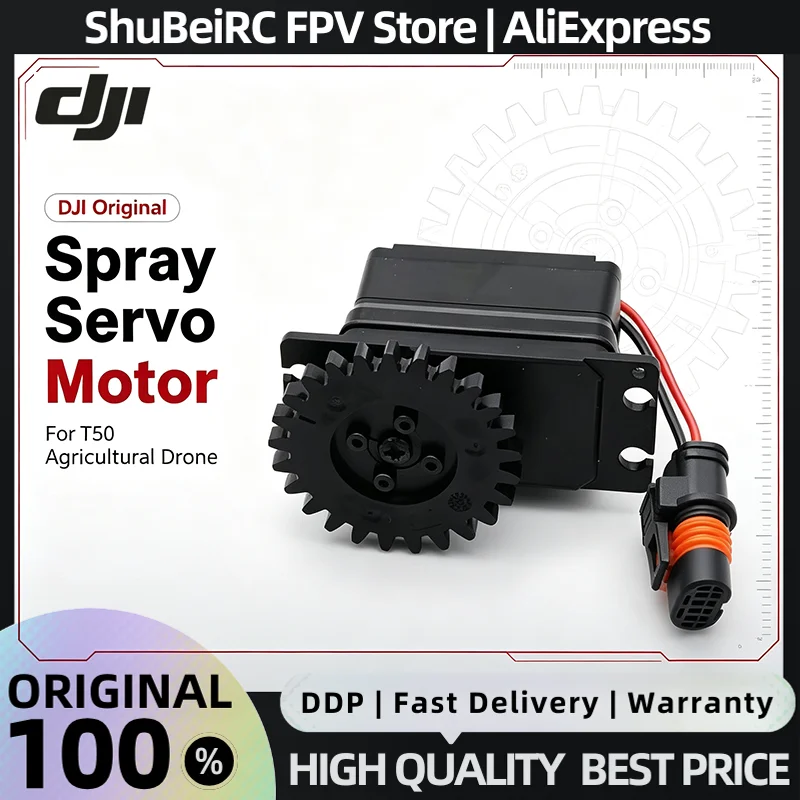 100%Original DJI T50 Spray Servo Motor Spreading System Assembly for DJI Argas Plant Protection Agricultural Drones Accessories