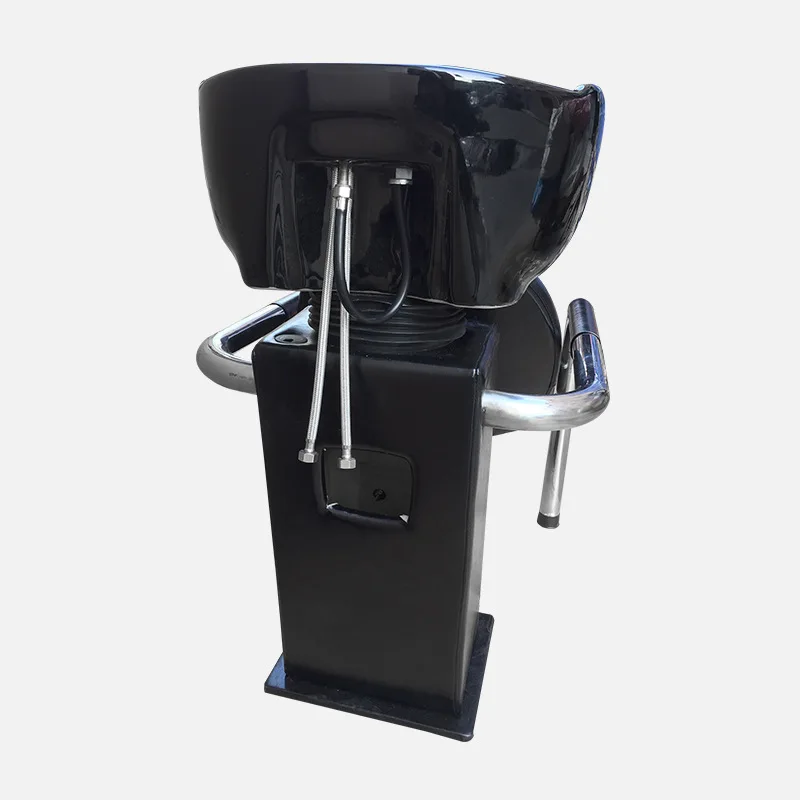 

Seated hair wash bed hairdressing barbershop ceramic hair salon special small simple black hair wash chair hairdressing