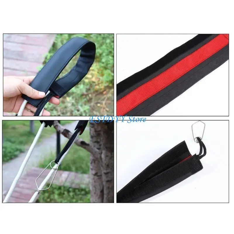 

G6DE Rappelling Abseiling Equipment Rope Protective Cover Climbing Arborist Rope Protector Sleeve Rock Climbing Rope Guard
