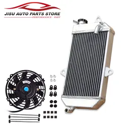 2 Row Aluminum Radiator + Fan for 1987-2006 Yamaha ATV BANSHEE YFZ350 YFZ 350 1996-2005