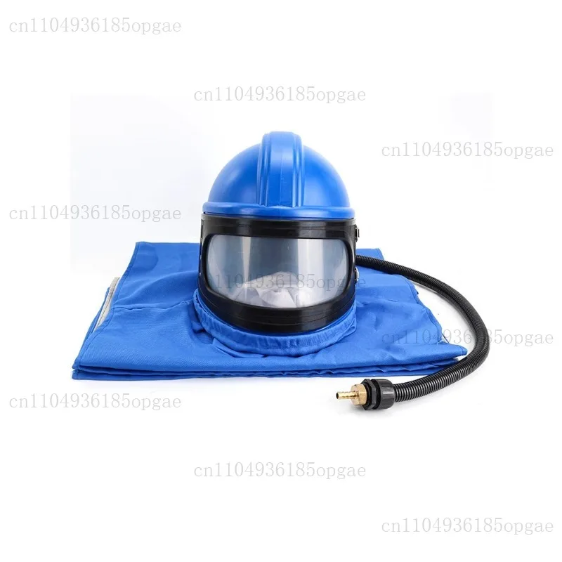 Air Conditioning Type Oxygen Sandblasting Helmet Sandblasting Cap Siamese Split Sandblasting Activated Carbon Filter Thermostat
