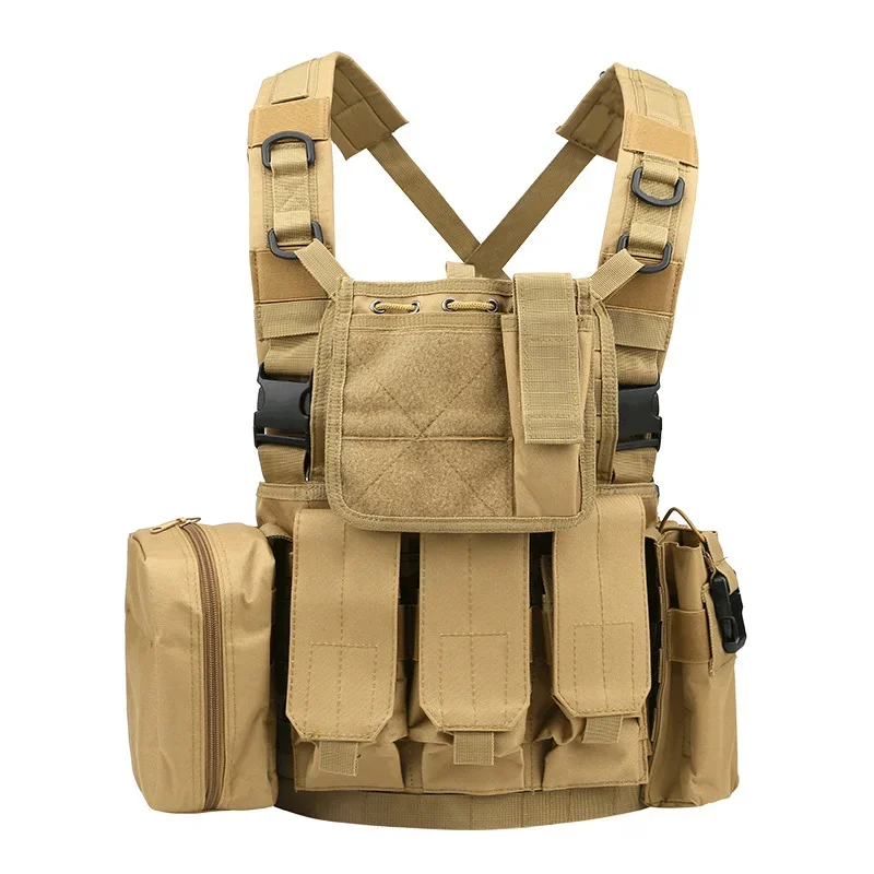 WOLF ENEMY Tactical Military Vest Field Airsoft Cs Vest Apron Vest Military Protective Equipment