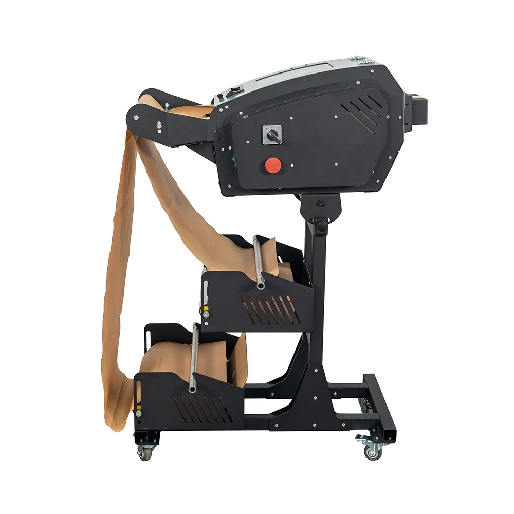 رائجة البيع NP-EC380 صديقة للبيئة كرافت ورقة وسادة ماكينة تعبئة الفراغ حل التعبئة والتغليف تقليل التعبئة والتغليف البلاستيكية