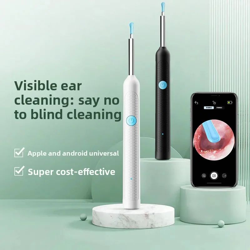 Wireless Smart Ear Pick - HD Camera Ear Cleaner with LED Light