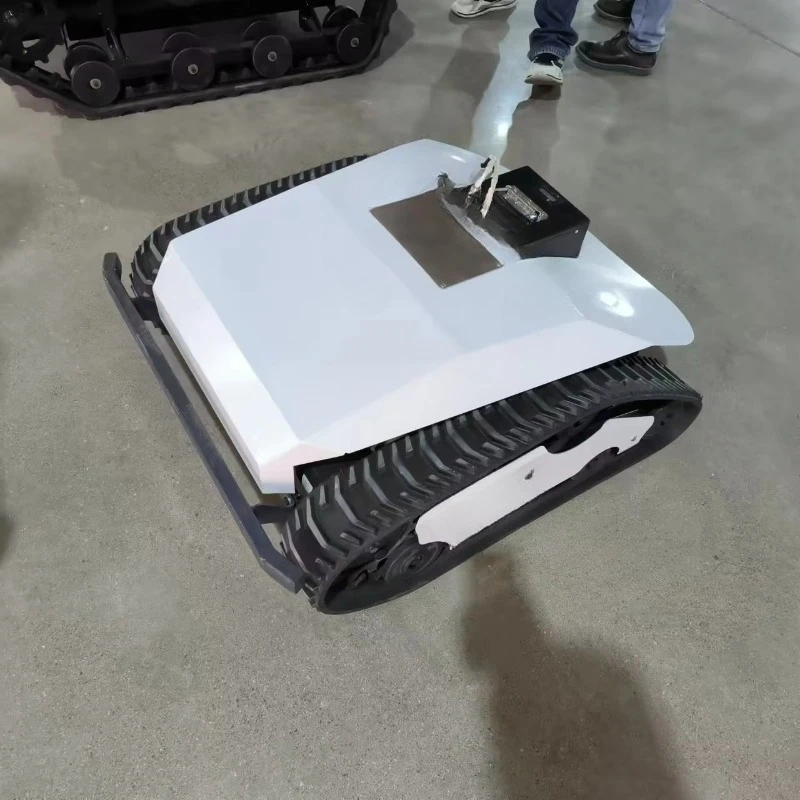 Fully Automatic Tracked Lawn Mower, Heavy-duty Steel Blade, for Large Gardens and Commercial Landscaping