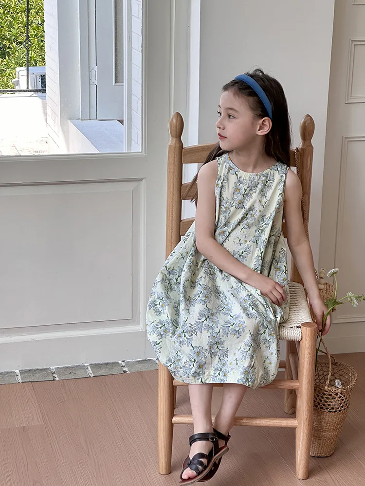 Baby Girl Skirt Clothes Children 2024 New Spring and Summer Dress Simple Casual Style All-match Fashion Kids Clothes Skirt