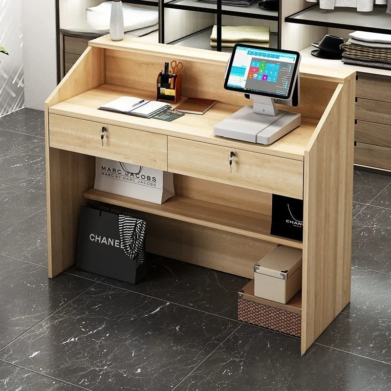 Bar table, cash register, small simple counter, company front desk, beauty shop, clothing store, milk tea shop, bar counter