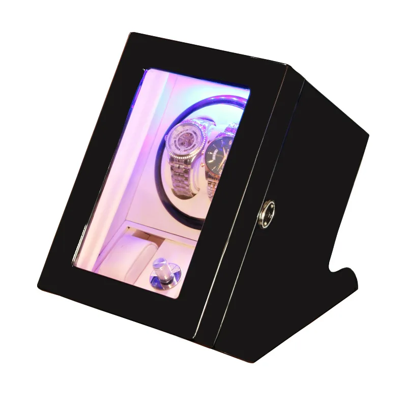 Automatic Transducer Watch Box High-End Shaking Watch Piano Paint Courtesy Lamp Open Cover Self-Stop