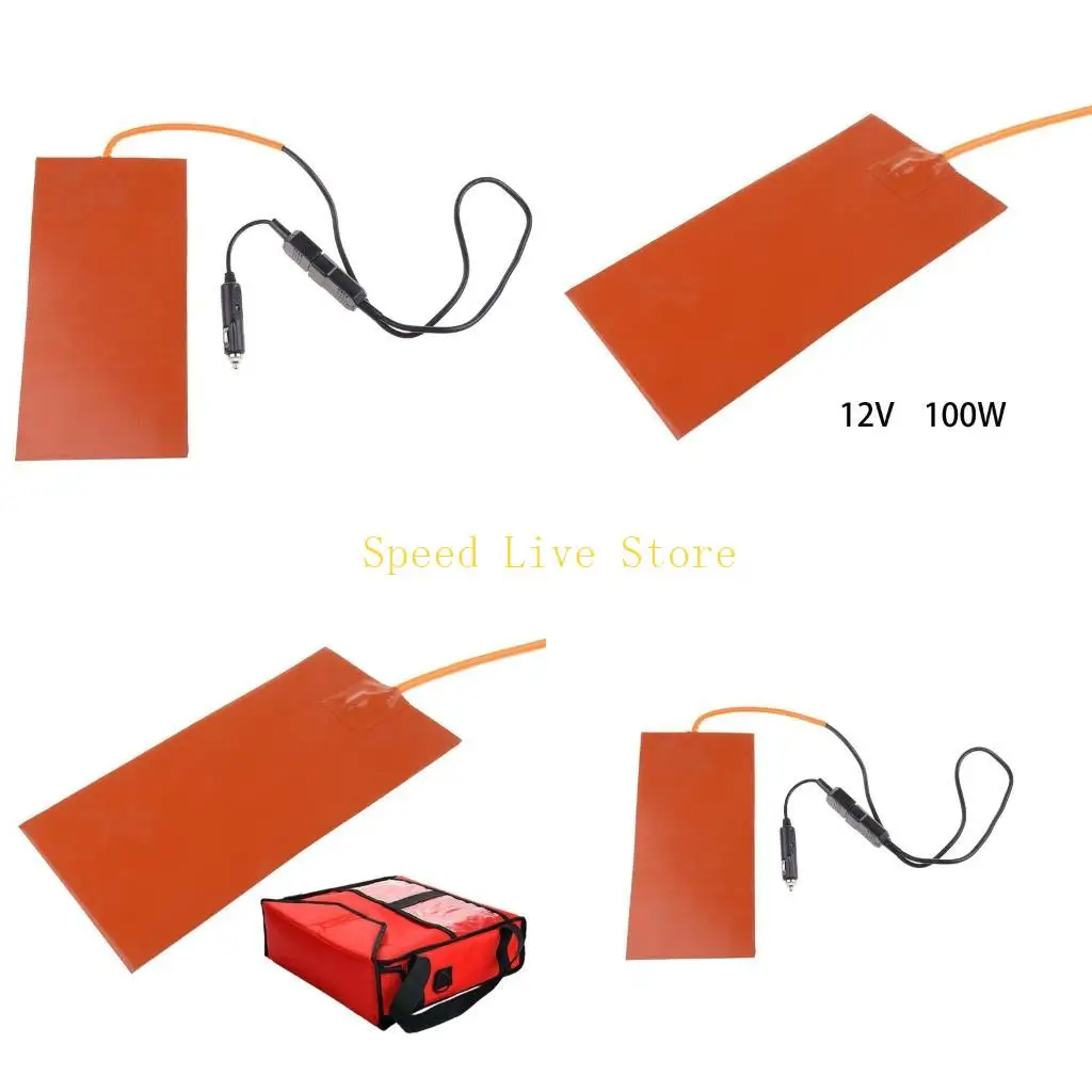 547c Силиконовый нагрев теплый прокладка 12 В/100 Вт коврик и 65 ° C нагреватель термостата.