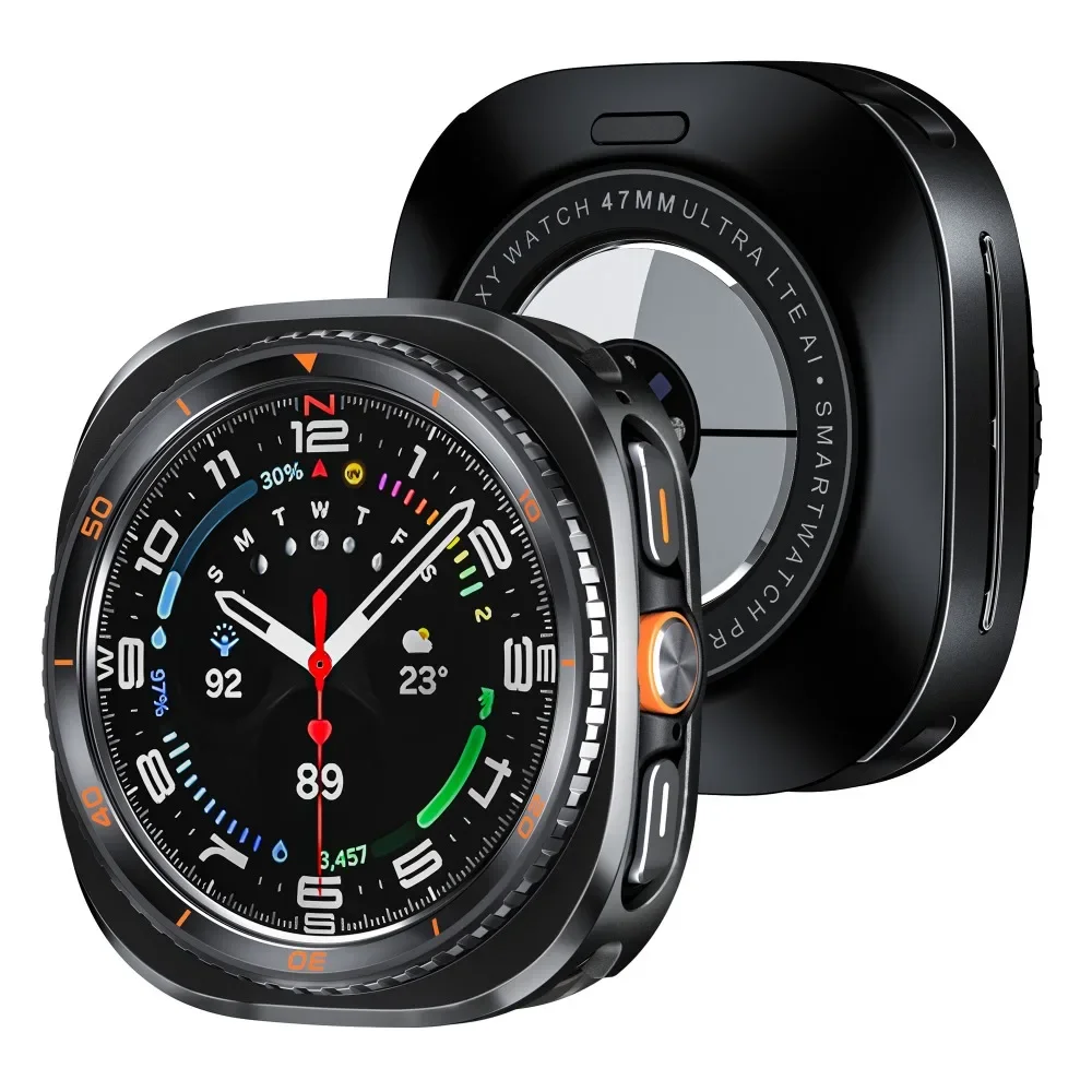 Alloy Metal Case For Samsung Galaxy Watch Ultra 2025 47mm Protector Frame Cover for Galaxy Ultra Upgrade To 8Classic Accessories