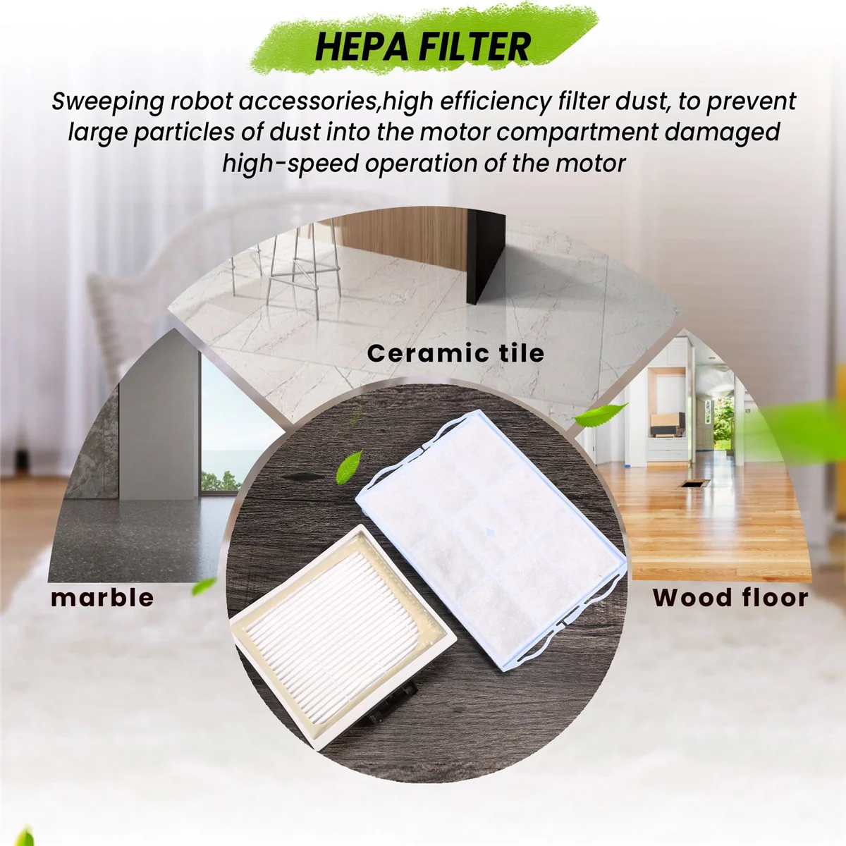 AT17 1pcs มอเตอร์กรองและ 1pcs HEPA Filter สําหรับ Bosch BSGL VSZ BSD BSA Series อะไหล่เครื่องดูดฝุ่น