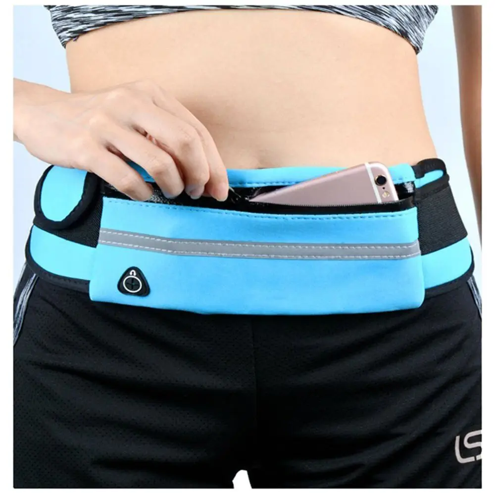 Jogging Close Fitting Anti-Theft Anti Theft Waterproof Mobile Phone Waist Bag Running Belt Bag Fitness Bag Sports Waist Bag