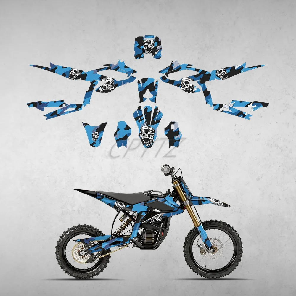 Motorcycle Full Set Graphics Background Stickers Kit Fit For Hyper Bee Body Decoration Protection Sticker Film Decal Customize