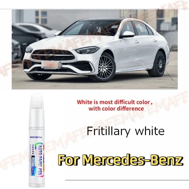 Car Touch Up Paint Pen Scratch Repair Scratch Remover Wax Paint Care For Mercedes-Benz Touch-up Pen Chalk White 650 Polar White