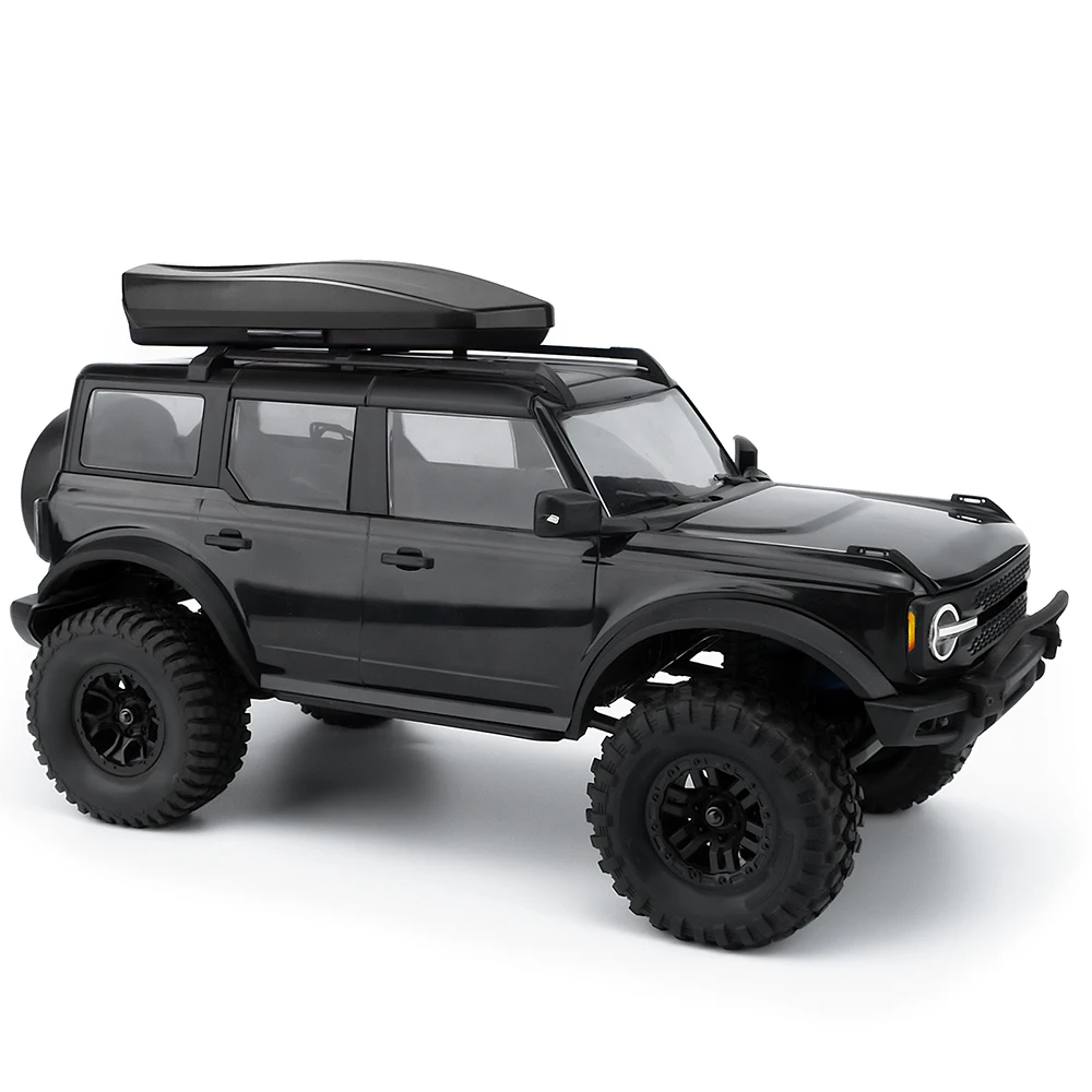 กล่องเก็บสัมภาระบนหลังคาพลาสติกจำลอง AXSPEED สำหรับรถ TRX-4M 1/18 RC อุปกรณ์ตกแต่งสำหรับการอัพเกรด