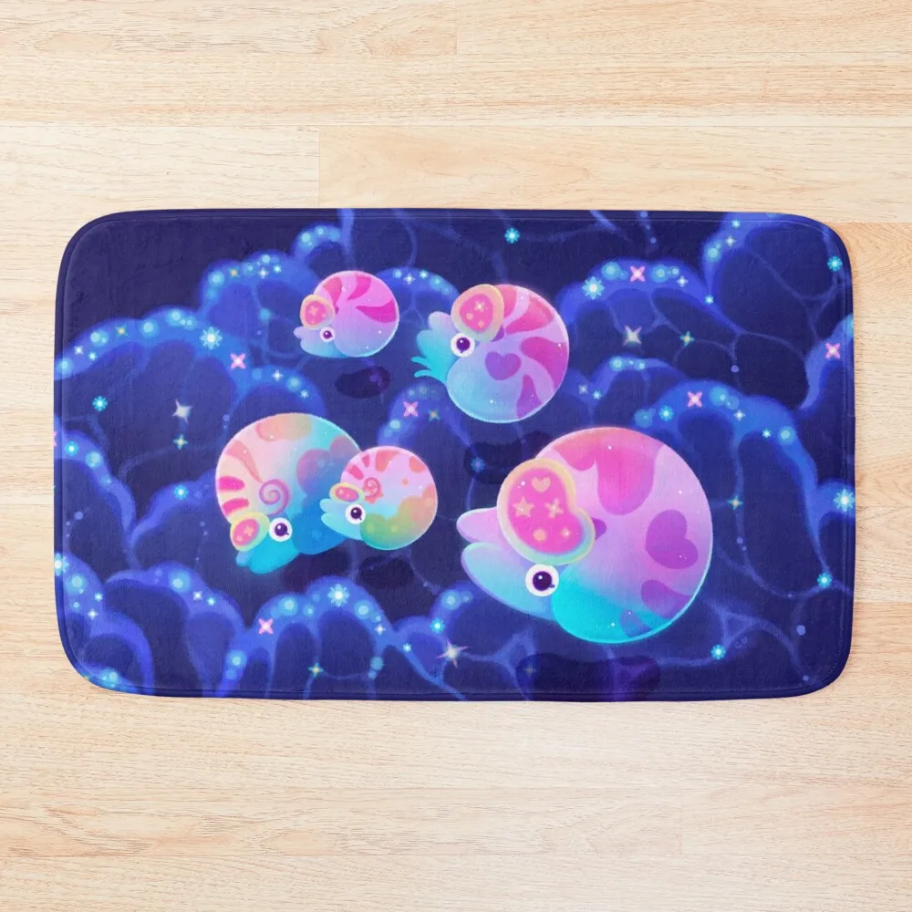 Dreaming nautilus Bath Mat Bathroom Slip Hallway Carpet Bathroom Carpets Mat