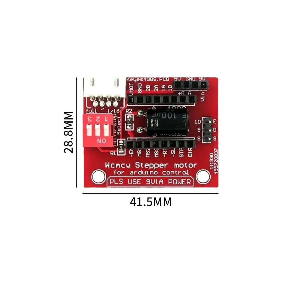 DRV8825 A4988 Stepper Motor Driver Expansion Board Module For 3D Printer Arduino UNO RAMPS 1.4 with Heat Sink DIY Kit